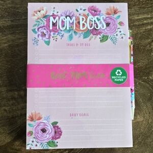 Clementine Paper Inc Notepad Set Pen Mom Boss Tasks & To Do's Best Ever